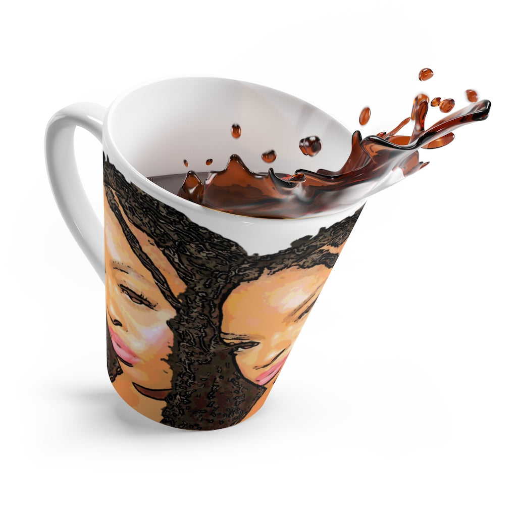 Crowned in Brown Latte Mug: Eddie