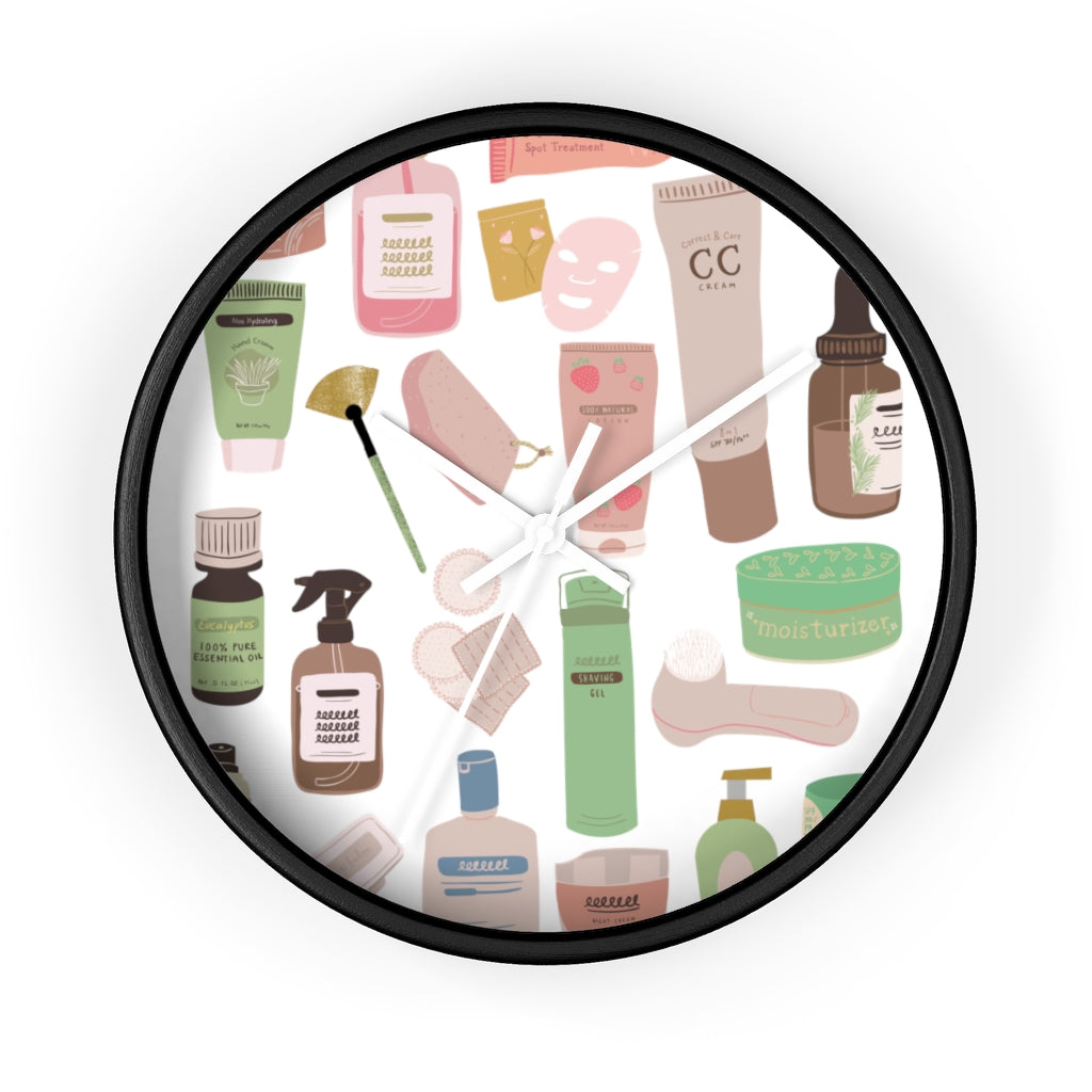 Skincare Routine Clock
