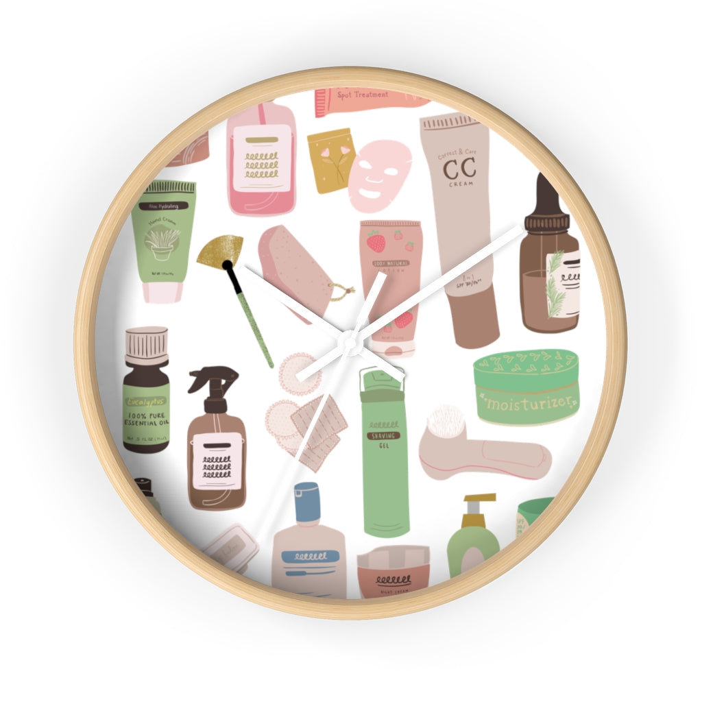 Skincare Routine Clock