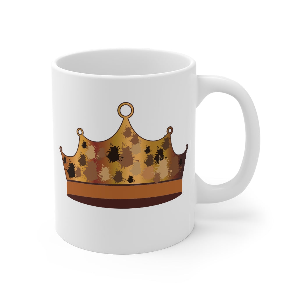 Crowned in Brown Mug
